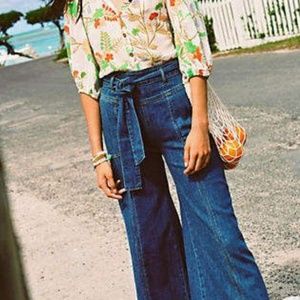 Pilcro wide leg jeans